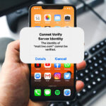 Cannot Verify Server Identity