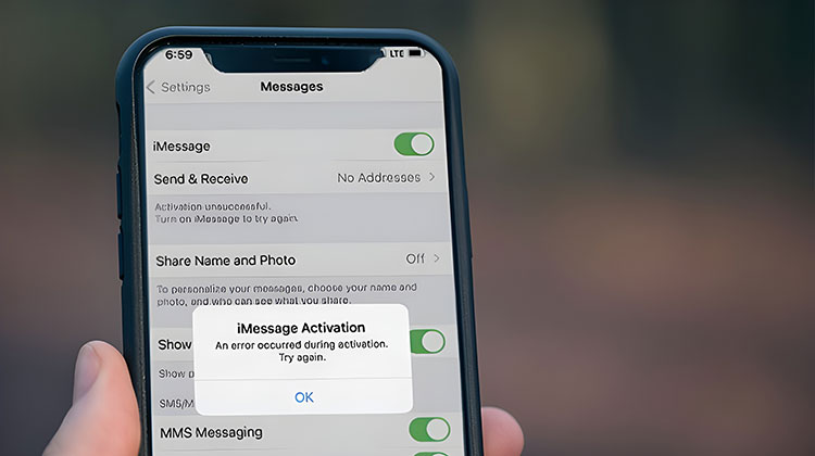 iMessage Waiting for Activation