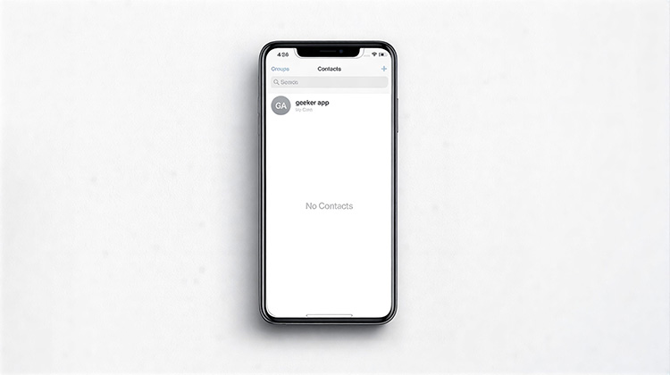 iPhone Contacts Missing