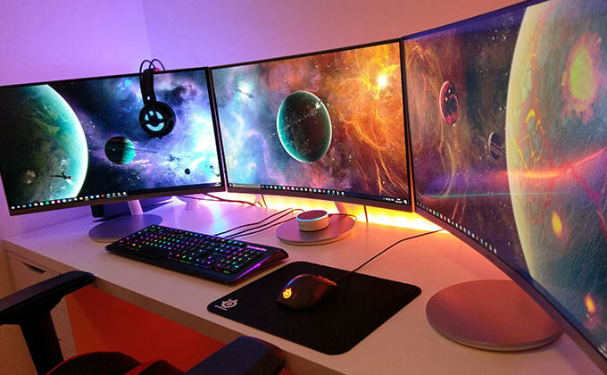 Triple Monitor Setup