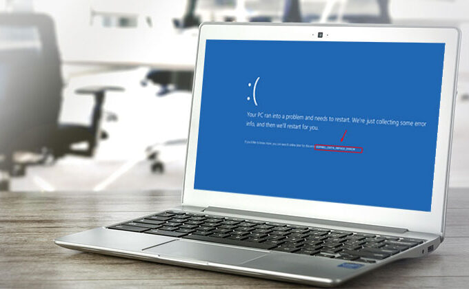 Kernel Data Inpage Error