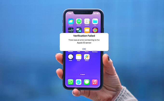 There Was an Error Connecting to the Apple ID Server