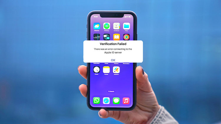 There Was an Error Connecting to the Apple ID Server