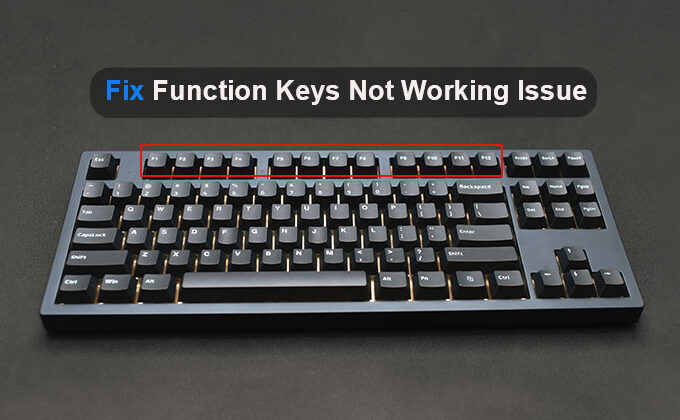 Function Keys Not Working