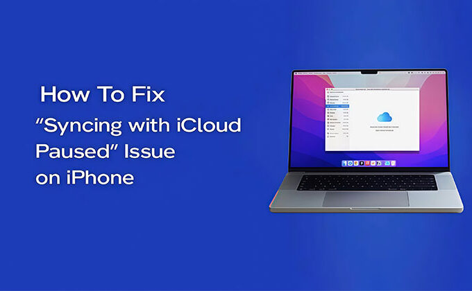 Syncing with iCloud Paused
