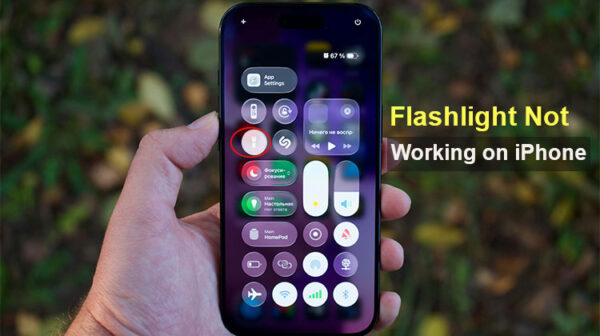 iPhone Flashlight Not Working