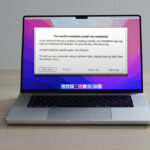 the macOS installation couldn't be completed