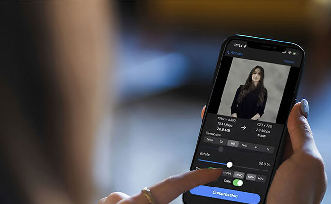 Photo Compressor App for iPhone