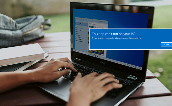 This App Can't Run on Your PC