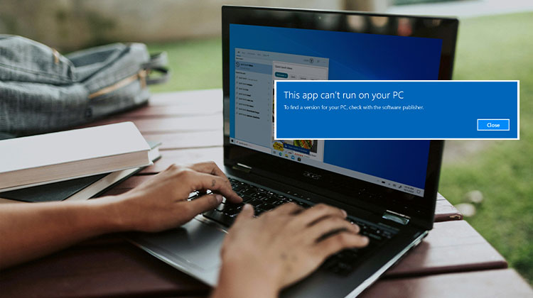 This App Can't Run on Your PC