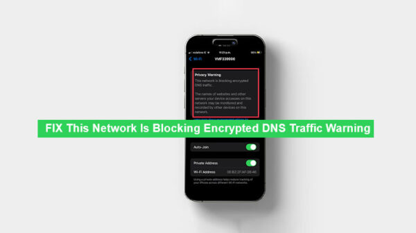 This Network Is Blocking Encrypted DNS Traffic