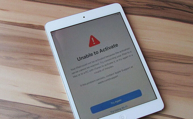 Unable to Activate iPad