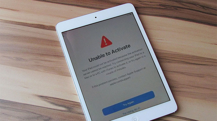 Unable to Activate iPad
