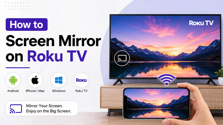 How to Screen Mirror on Roku TV