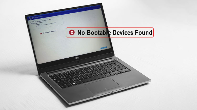 No Bootable Devices Found