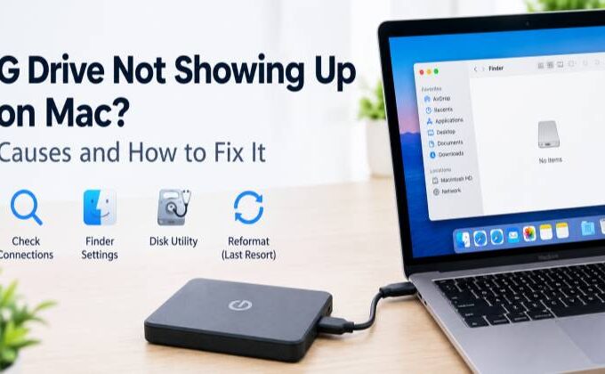 G Drive Not Showing Up