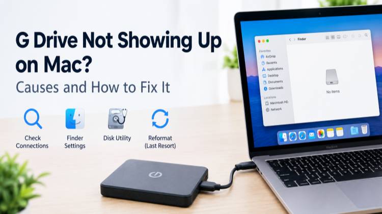 G Drive Not Showing Up